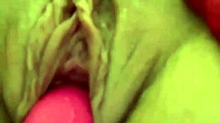 bbw amateur's first time fingering fat pussy and big tits outdoors public close up