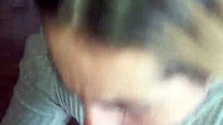 SHE FREAKS OUT WHEN I BLAST CUMSHOT ALL OVER HIS FACE SLUT!