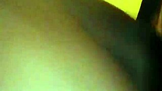 naughty ebony's big ass shakes 🍑 as stranger fills her tight pussy with hot cum inside 😈