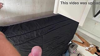 gorgeous 18yo skinny latina teen casting interview turns into pov cowgirl ride