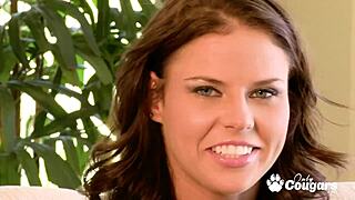 taylor russo's shaved pussy takes masseuse's deep internal cock massage fully