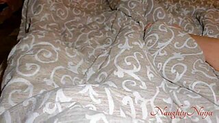 stepmom sneaks blowjob on me during our night walk