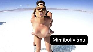 Massive Creampie Erupts In World's Biggest Salt Desert!