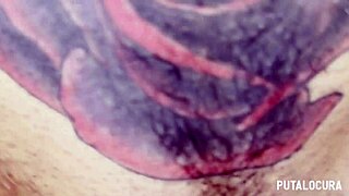 voluptuous tattooed nadja chats then gulps torbe's cum after wet bedroom bang