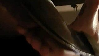 Wife delivers expert footjob tease no cumshot allowed