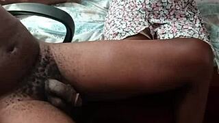 whoa big daddy's hairy black cock slams my pussy after rent 😍🔥 pays up