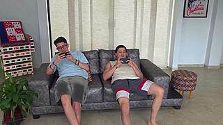 oh god i fuck my stepsons nerdy best friend his big black cock fills my mouth with cum