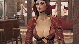 piper's fallout 4 lust explodes in wild lesbian strapon teen action!