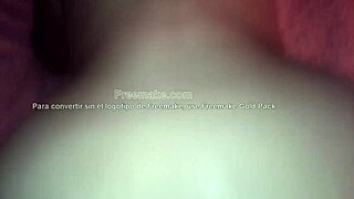 damn squirting orgasms as i massage fuck this latina teen's tight ass!