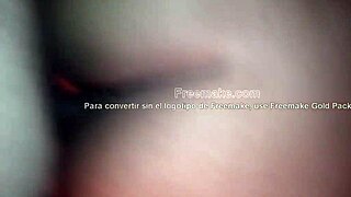 damn squirting orgasms as i massage fuck this latina teen's tight ass!