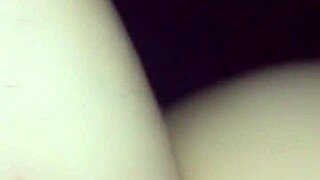 Teen couple shares sloppy blowjob before she rides his cock wildly.