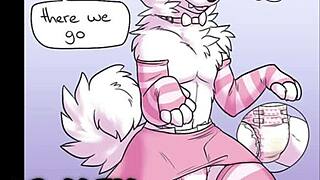 whoa furry cosplay diaper first time delights costumes part 1 fun 😏🔥