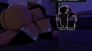 Bbc Packs Two Huge Cocks for Roblox Threesome Surprise