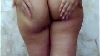 hot indian girl fingers herself in bathroom with dirty hindi talk