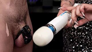 Brunette Goddess Begs for Hard Pounding Right in Front of Her Pathetic Cuck!