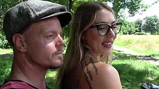 damn that risky german outdoor fuck with the hot blonde milf babe!!