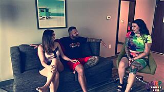 Amateur dude pounds step-sis missionary style rough