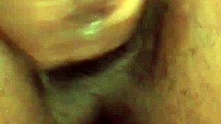 kennesaw milf's sloppy handjob strokes massive bbc monster cock