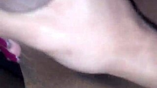 travesti strokes huge cock and explodes cum