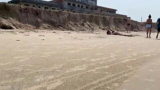 She Kept Handjobbing Till I Exploded In Front Of Beach Crowd!