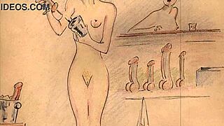 Vintage Bent Over Doggystyle Delivers Erotic Hairy Heat