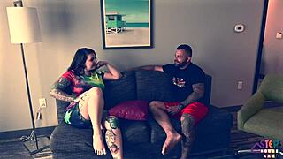 Amateur dude pounds step-sis missionary style rough