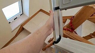 Latina Maid's Creamy Pussy Seduced in Jeans Flip Flops