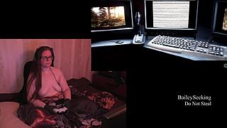 Naked BBW Plays Quarry with Big Ass and Tits Exposed