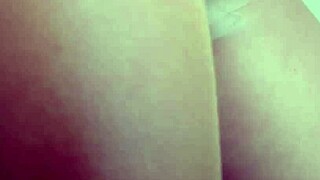 Horny milf Karina kneels in pantyhose for kitchen pov blowjob cumshot