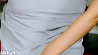 imagine this hot hungarian milf and her guy teasing a creamy handjob finish on her tits