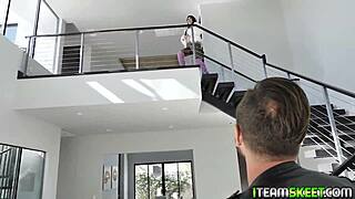 Brooklyn Gray Spits On Studs Shaft Before Teen Facial Pounding