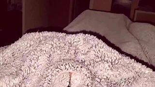 Petite Wife Flashes Boobs at Party Then Sucks Cock Outdoors