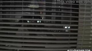 wife takes brutal doggystyle pounding in kitchen from huge cock