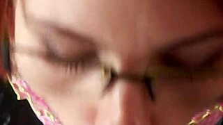 so karla rose is back with another sloppy pov condom blowjob, glasses fogging up and all