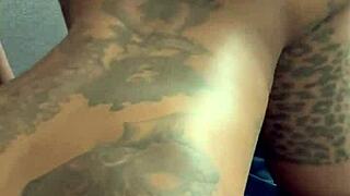 Blonde bombshell takes big black cock doggystyle creampie pounding... oops so wet!