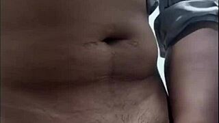 Housewife Fucks Friend on Video Call During Steamy Bathroom Shower