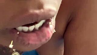 Blonde bombshell takes big black cock doggystyle creampie pounding... oops so wet!