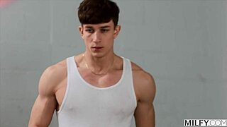 my heart pounds watching milfy justine ride young stud's cock in classic car