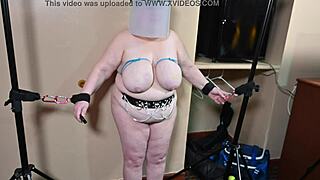 Tit Suffering Udder Busting Slut Sub Curious Fern Sklavin Soumise Slow Motion