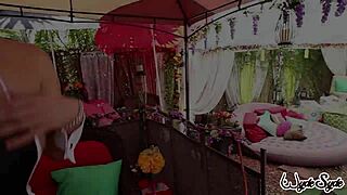 damn teasing miss raquel's huge tits and fat ass while she licks pussy with that big dildo looks insane