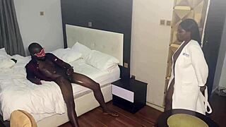 My ass grinding his big black dick gets him pounding my pussy