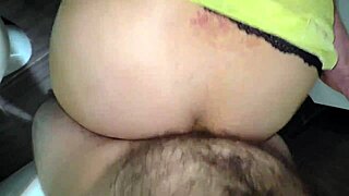 Hey stepson steps from shower and rams stepmom's mouth then pounds her tight anal hole