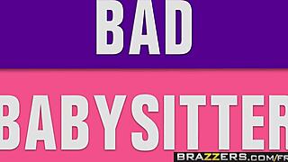 Brazzers Kylie Page Boobs Bounce as Bad Babysitter Fucks Keiran Lee