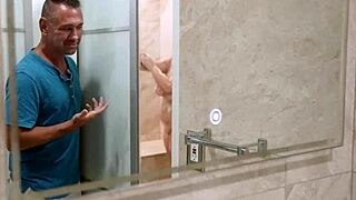 Stepdad Bathes Chubby Bbw Stepdaughter Before Hard Tub Fucking Session