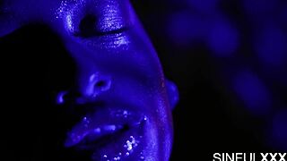 ebony bound tight wanna sweat over sinfulxxx's juicy pussy pounding?