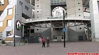 you won't believe how this pierced dutch hooker takes that facial after deep blowjob