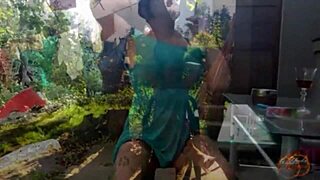 Klaudiaambergirl fingers her big natural tits outdoors in hot compilation