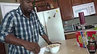 ariella ferrera joins rome major and his buddy for group fun