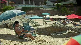 regina blandón flashes her perky tits in bikini during boyfriend's village escapade 2019