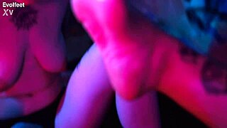 Lesbian Foot Lovers Tease Toes and Barefoot Pleasures Gently